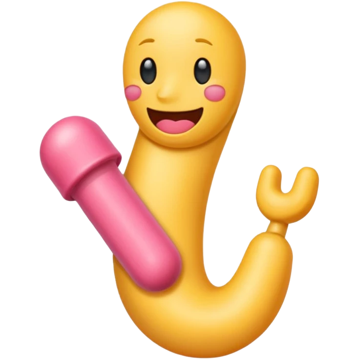 emoji with dildo strap on emoji