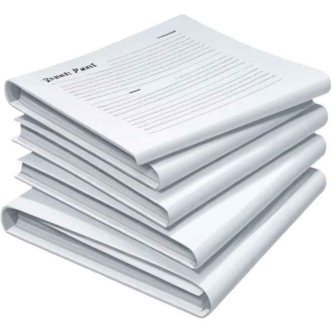 Pile of patent papers emoji