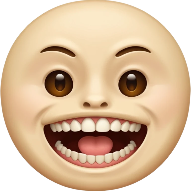 a face with a large opened mouth emoji