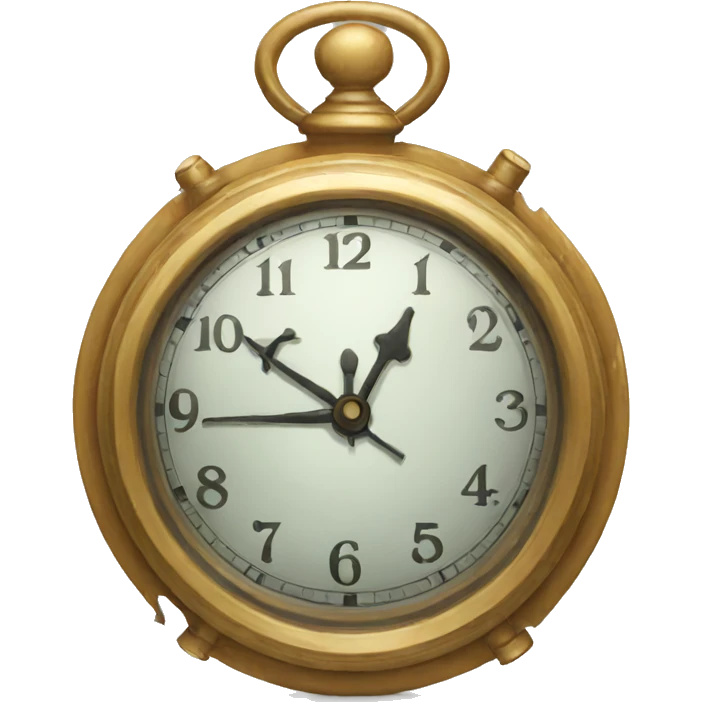 clock taking 12 emoji
