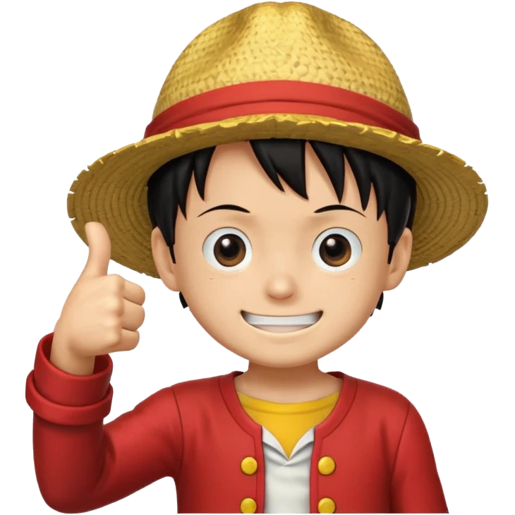 luffy giving a thumbs up emoji