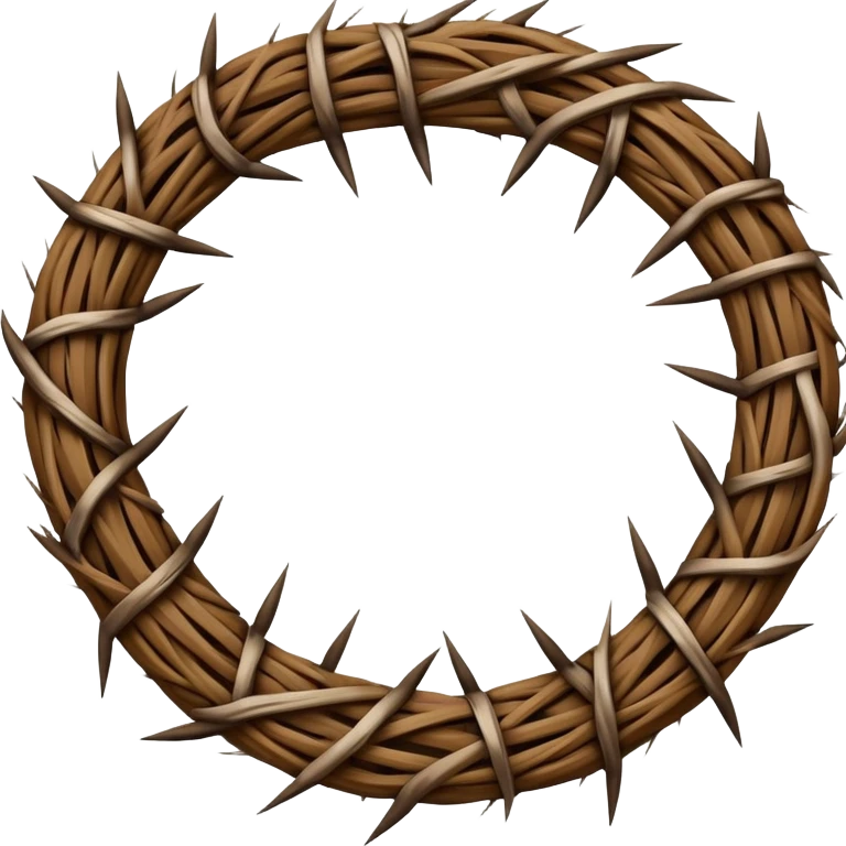 Crown of thorns emoji