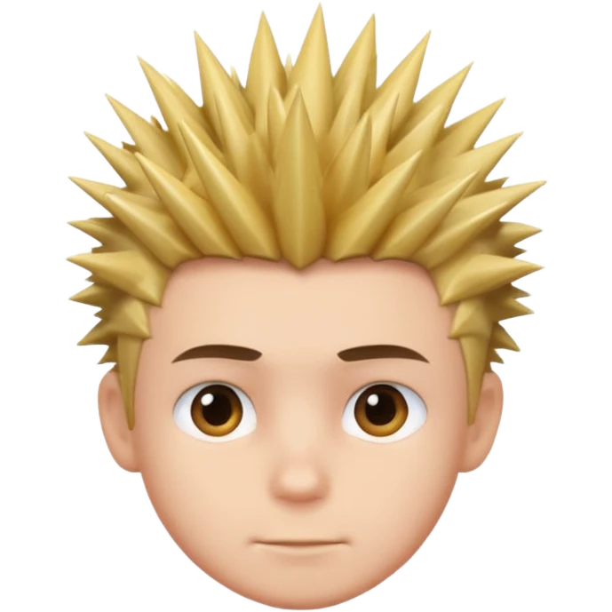Pointy hair boy emoji