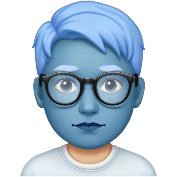 Whale blue glasses  emoji