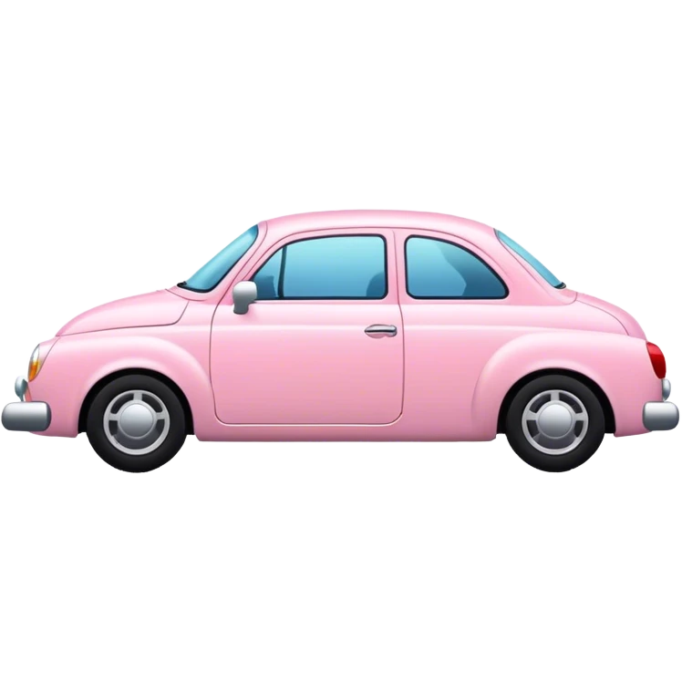light pink car emoji