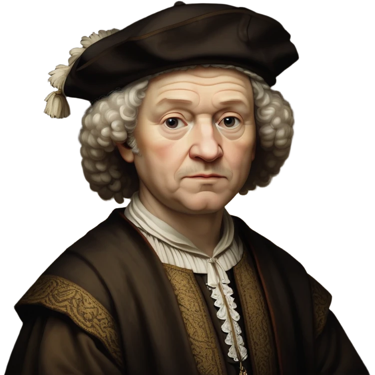 cinematic-portrait-of-rembrandt,-shown-as-a-master-artist-with-deep,-introspective-eyes-and-richly-detailed-period-clothing,-rendered-with-dramatic-chiaroscuro-lighting-that-emphasizes-his-legacy emoji