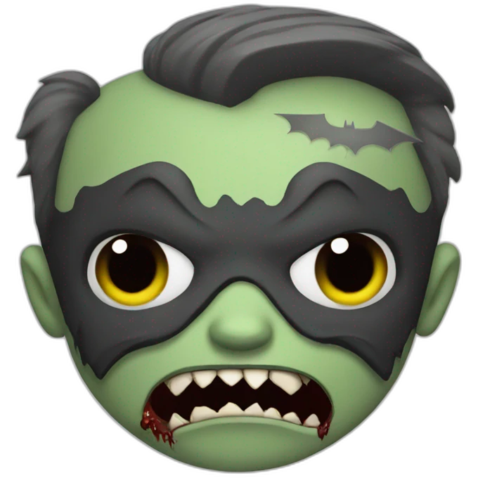 batman zombie emoji