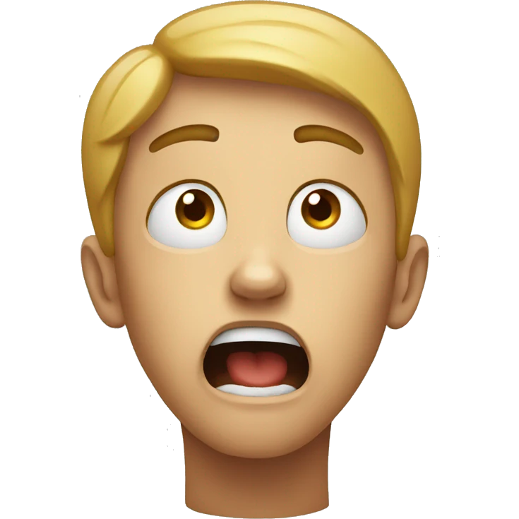 Scared person emoji