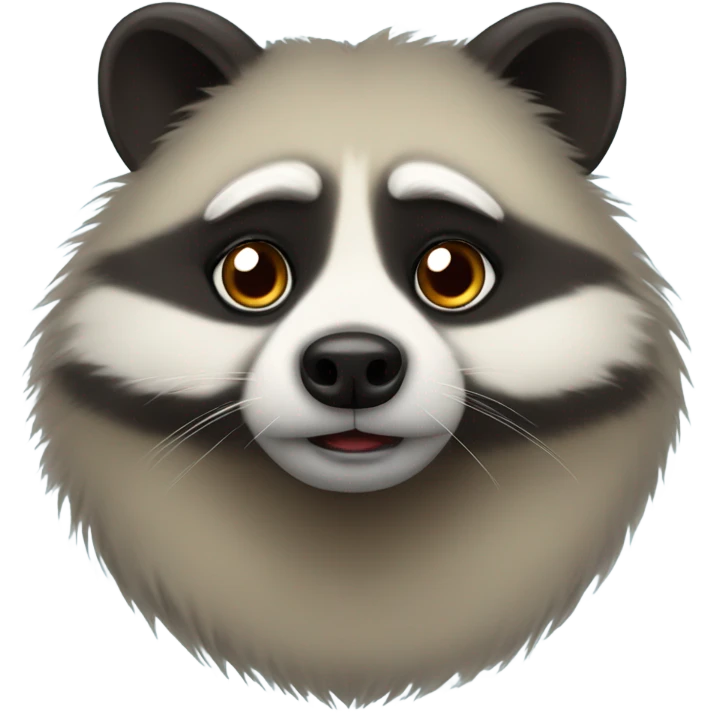 fat raccoon dog emoji