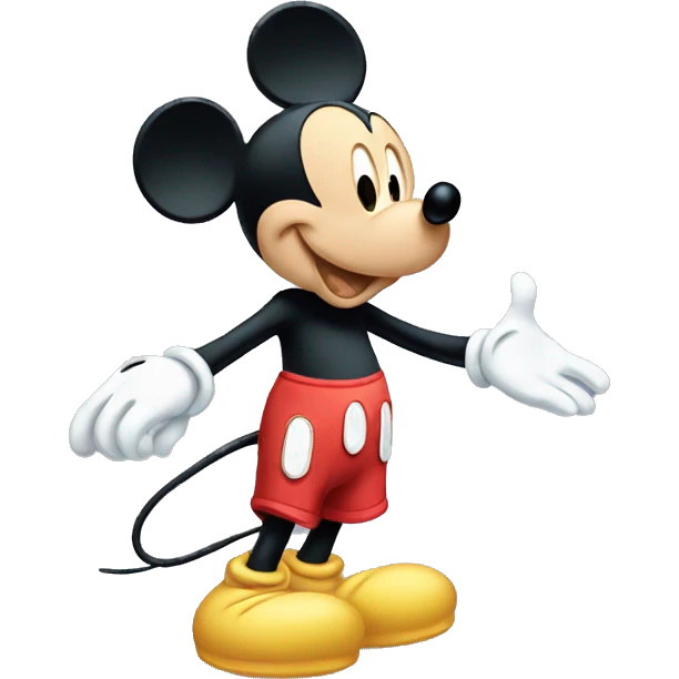 Mickey Mouse emoji