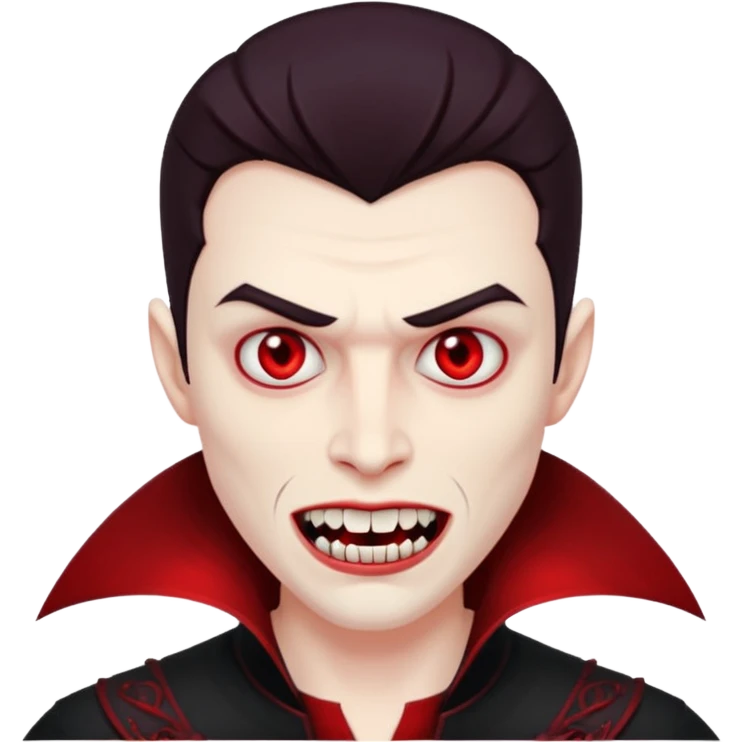 red vampire man emoji
