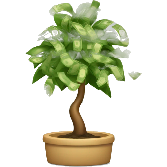 Money tree dancing emoji