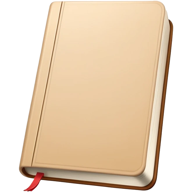 Aesthetic bege book emoji