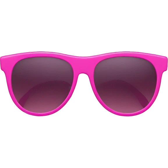 Pink sunglasses  emoji