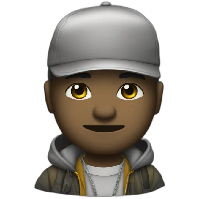 Le rappeur ninho emoji