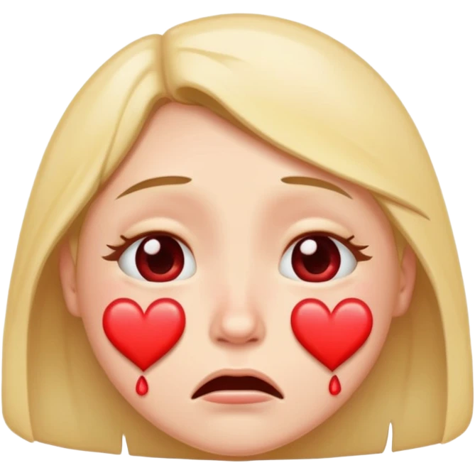 Can you combine these 2 emojis 😭💞 emoji