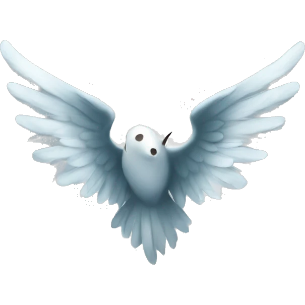 Book with wings and heard  emoji