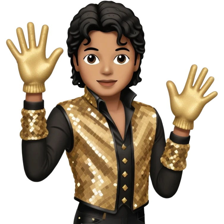 michel jacson dançando emoji