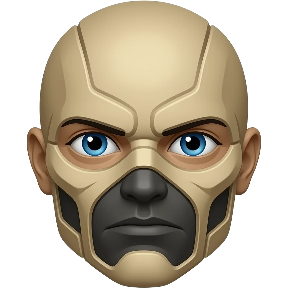 Blue-eyed  Dune Warrior face emoji