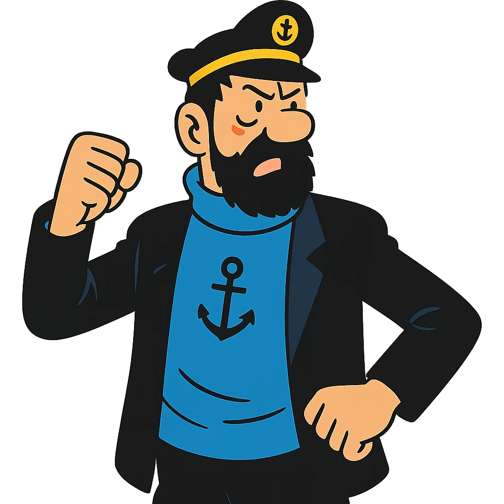 Captain Haddock emoji