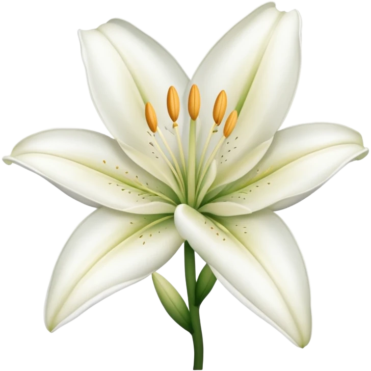 white lily emoji