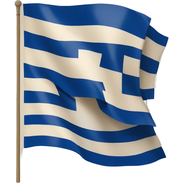 Hi can you do a Greek flag but in beige colour instead of blue emoji