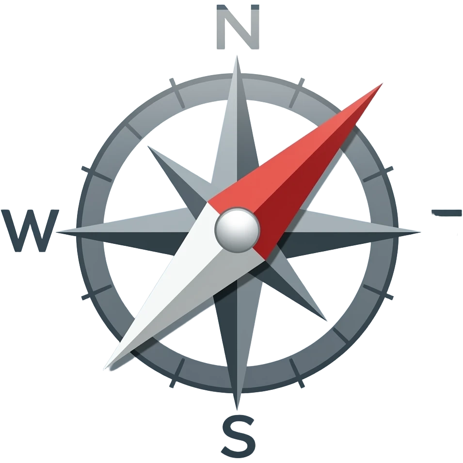 App logo for my app that works as a compass emoji