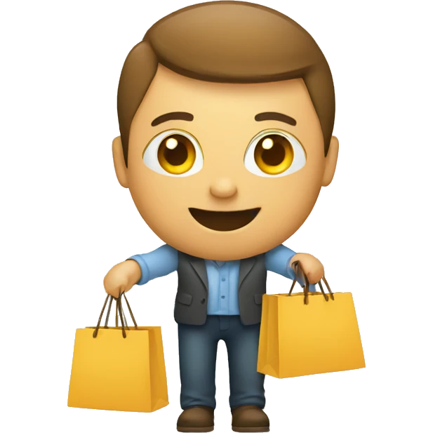 shopping analytics emoji