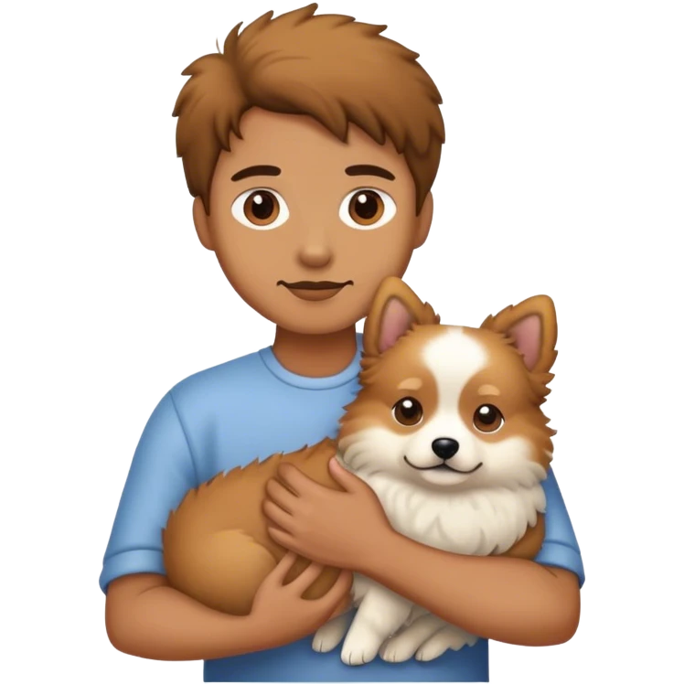 Heart and dog  emoji