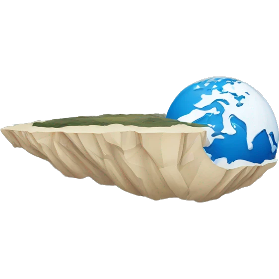 flat earth emoji