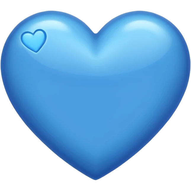 blue heart emoji