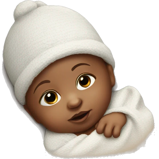Newborn baby realistic  emoji