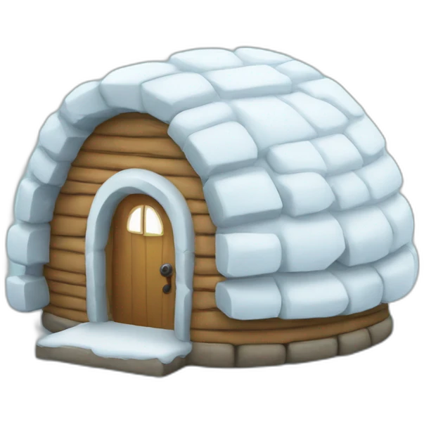 igloo question mark big emoji