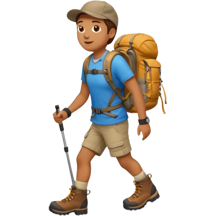 hiking emoji