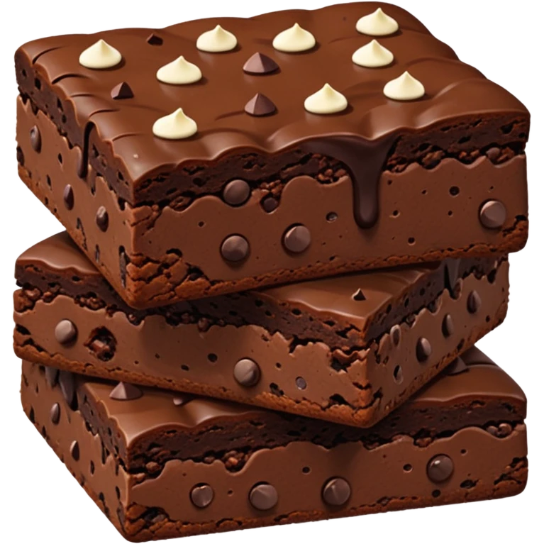 Triple Chocolate Brownie emoji