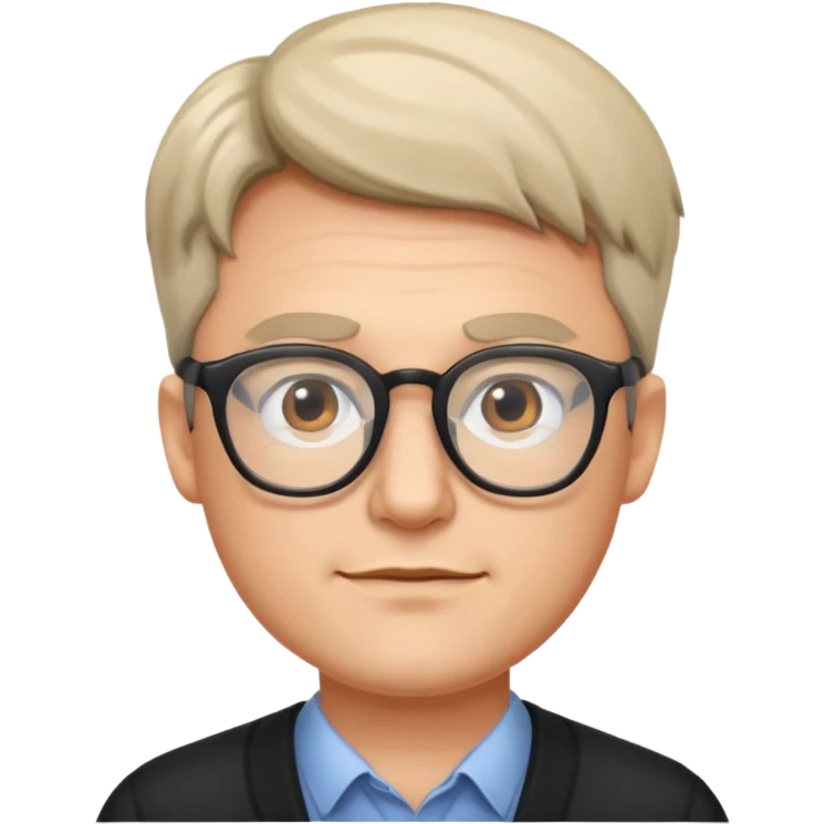 Парень в очках emoji