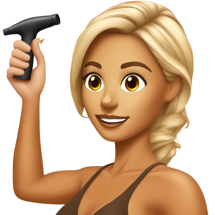 Master of spray tanning emoji