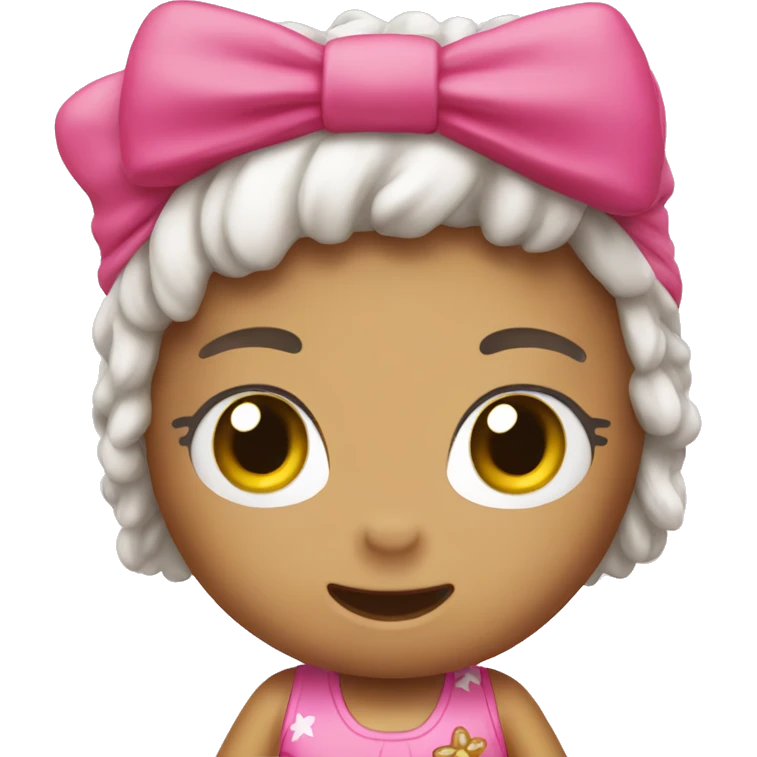 Beach hello kitty emoji