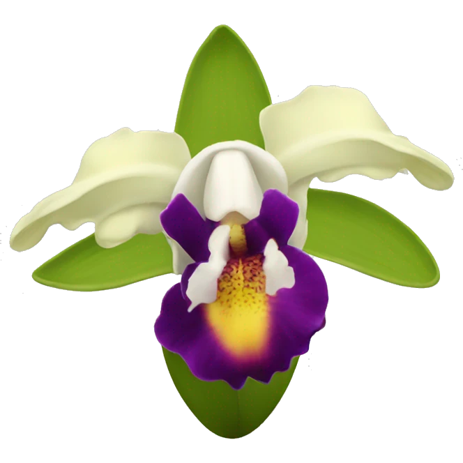 orquídea emoji
