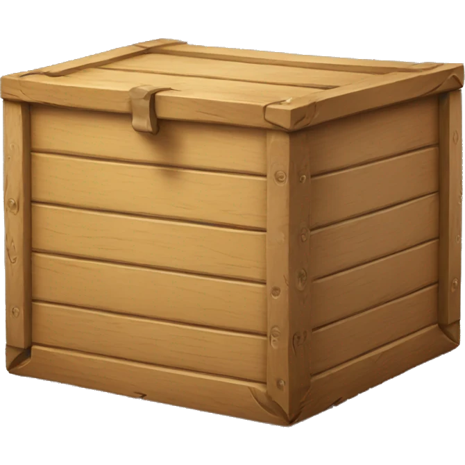wooden box emoji