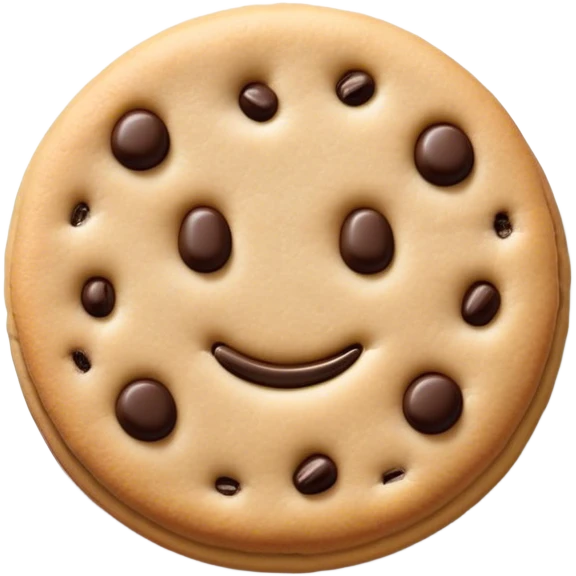 Shadow milk cookie emoji