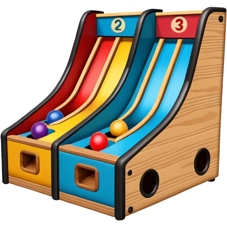 Skee ball arcade game  emoji