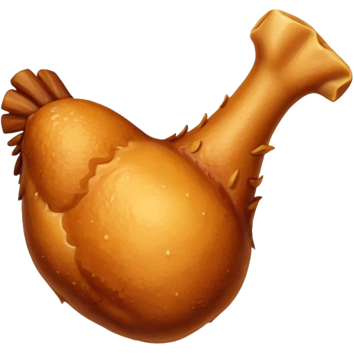 chicken fry leg emoji
