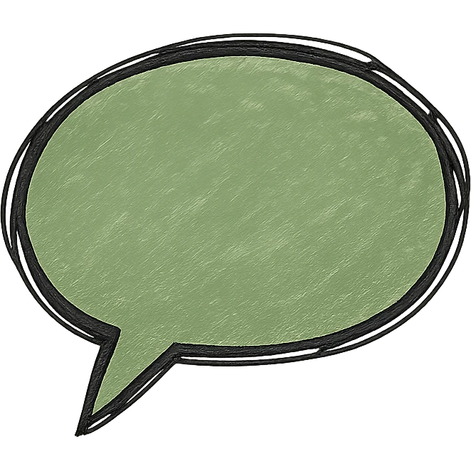 green speech balloon emoji