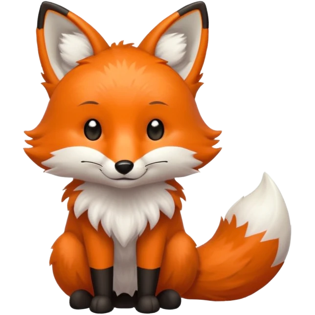 Fox 2d minimalistic sexy  emoji