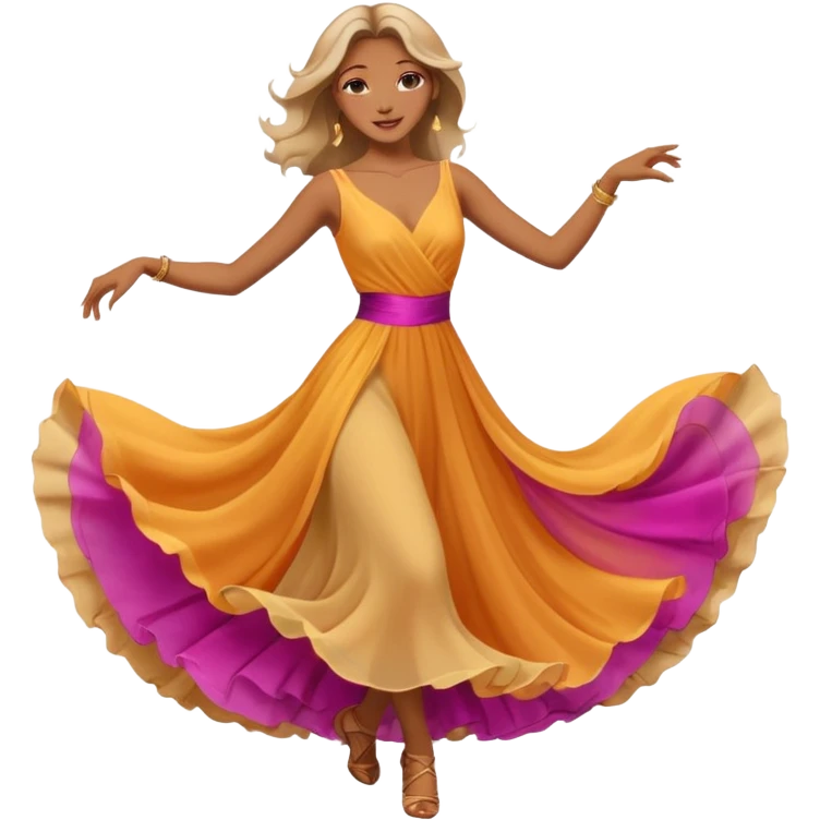 A woman dancing emoji