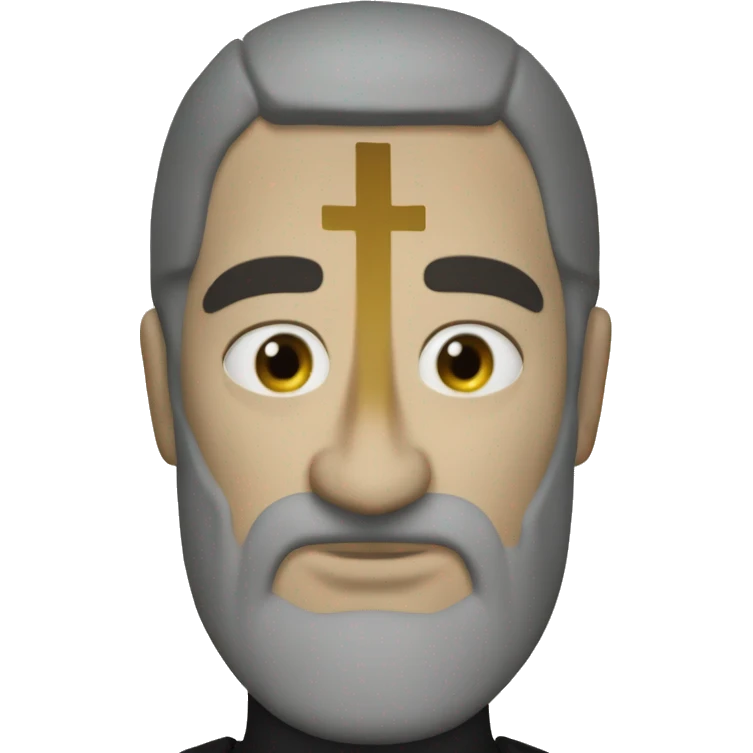 Baldwin IV of Jerusalem from kingdom of heaven with a crusader mask whitout eyes emoji