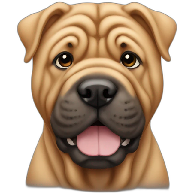 Sharpei emoji