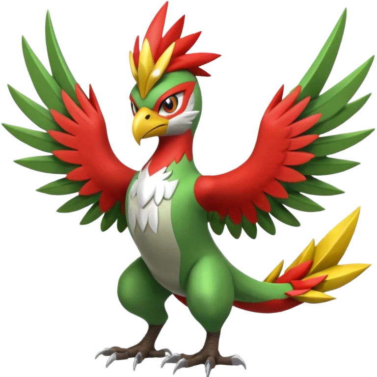 Blaziken-Sceptile-Hawlucha-fusion emoji