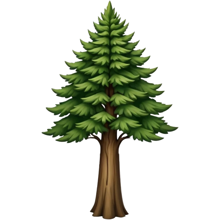 elegant royal cypress tree emoji